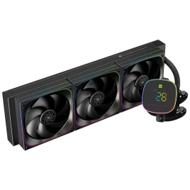 Система жидкостного охлаждения/ Water Cooling System Thermalright Frozen Horizon 360 Digital (360mm, LED temp., Black, ARGB/ Fans: 3x120mm, 68.9CFM, 28.2dBA, 2000RPM/ Pump height 53.2mm, Rad thickness 27mm/ S: 1700, 1200, 1851, 115X, AM5, AM4)