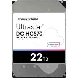 Жесткий диск/ HDD WD SAS Server 22Tb Ultrastar DC HC570 7200 12Gb/s 512MB 1 year warranty (replacement WUH722020BL5204, MG10SCA20TE, ST20000NM002D, ST20000NM007H)