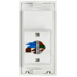 PRIMER РКИ-10-00-П-6 Розетка RJ45 кат.6 (1 мод.) бел. IEK