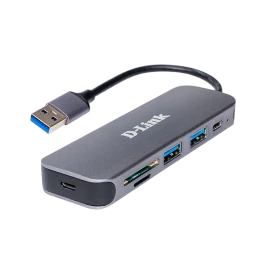 Концентратор/ Концентратор USB 3.0, 2xUSB 3.0, 1xUSB-C, слот SD/microSD