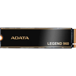 Твердотельный накопитель/ ADATA SSD LEGEND 960, 4000GB, M.2(22x80mm), NVMe 1.4, PCIe 4.0 x4, 3D NAND, R/W 7400/6800MB/s, IOPs 700 000/550 000, DRAM buffer 4000MB, TBW 3120, DWPD 0.43, with Heat Spreader (5 лет)