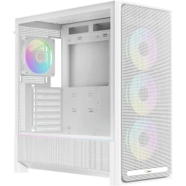 Корпус ПК без блока питания/ Case Ocypus Delta C70 WH ARGB, Midi-Tower, TG, 4x120mm ARGB, 2xUSB-A 3.0 + 1xUSB-C 3.1, E-ATX, ATX, mATX, mITX White