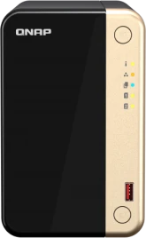 Сетевое хранилище без дисков/ SMB QNAP TS-264-8G NAS 2 HDD trays, 4-core Intel Celeron N5105/N5095 2.0-2.9 GHz, 8 GB DDR4 RAM , 2x2.5 Gigabit Ethernet , 2xUSB 3.2 Gen 2 (10Gbps), 2xUSB 2.0 port, 1xHDMI, 2xM.2 PCIe Gen 3 x1 slots