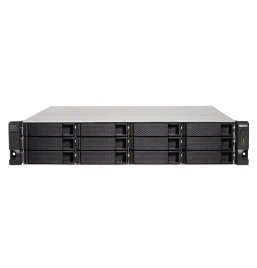 Полка расширения сетевого хранилища без дисков/ SMB QNAP TL-R1200C-RP USB 3.2 Gen 2 Type-C JBOD storage enclosure, 12-tray 3,5"/2,5" w/o HDD, 2xPSU. Rackmount. W/o rail kit RAIL-B02