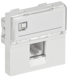 PRIMER РКИ-20-00-П-6 Розетка RJ45 кат.6 (2 мод.) бел. IEK