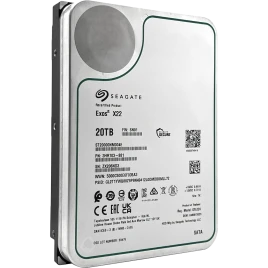 Жесткий диск/ HDD Seagate SATA3 20Tb Exos X22 7200 RPM 512Mb OFFICIAL RECERTIFIED 1 year warranty (replacement ST20000NM007D, ST20000NM002H)