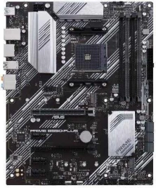 Материнская плата ASUS PRIME B550-PLUS Soc-AM4 AMD B550 4xDDR4 ATX AC`97 8ch(7.1) GbLAN RAID+HDMI+DP [PRIME B550-PLUS]