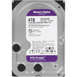 Жесткий диск/ HDD WD SATA3 4TB Purple Surveillancer 5400 RPM 256Mb 1 year warranty