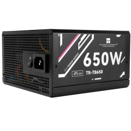Блок питания 650W/ Power Supply Thermalright, 650W 80+ Bronze (ATX, 3.0, Full modular, 1x24(20+4)pin, 2xCPU 8(4+4)pin, 4xPCIe*2 8(6+2)pin, 3xSATA3, 3xMOLEX4pin, Active, 120x120mm, 150x140x86mm, APFC, black)