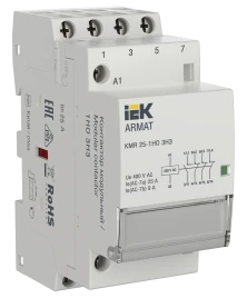 ARMAT Контактор модульный KMR 25А 230В AC 1НО 3НЗ IEK