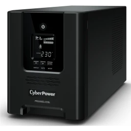 ИБП CyberPower PR2200ELCDSL, Line-Interactive, 2200VA/1980W, 8 IEC-320 С13, 1 IEC C19 розеток, USB&Serial, SNMPslot, LCD дисплей, Black, 0.5х0.6х0.3м., 28.4кг., замена для АРС SMC2000I, SMC2000I-RS и SMT2200I/ UPS Line-Interactive CyberPower PR2200ELC