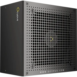 Блок питания ПК/ Power Supply Ocypus Iota P850, Model P850-GF, 850W 80+ Gold (ATX, 3.1, Full modular, 1x24(20+4)pin, 2xCPU 8(4+4)pin, 3xPCIe*2 8(6+2)pin, 1x12V-2x6, 8xSATA3 , Active, 120x120mm, 150x140x86mm, APFC, black)
