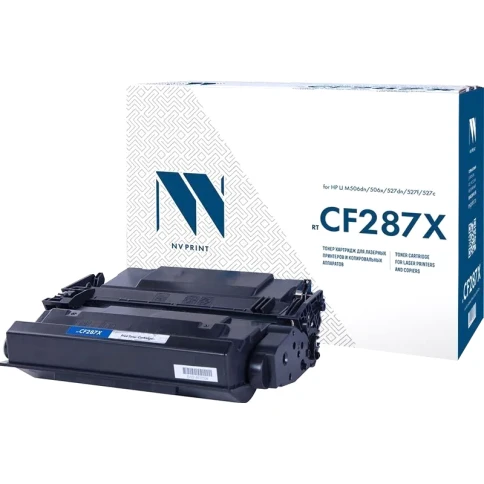 -/ Тонер-картридж NVP NV-CF287X для HP LaserJet Pro M506dn/ M506x/ M501dn/ M501n/ M527dn/ M527f. M527c (18000k) фото 2
