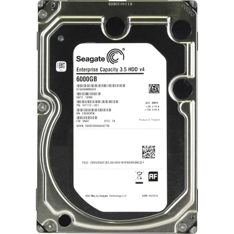 Жесткий диск/ HDD Seagate SATA3 6Tb Constellation ES.3 7200 128Mb (clean pulled) 1 year warranty фото 1