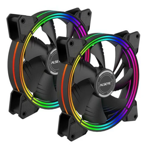 Жидкостная система охлаждения ALSEYE H280 TDP 200W (при T воздуха 45 С)Universal Platfrom PWM Single 5colors+ LED 140mm*2 {6} фото 3