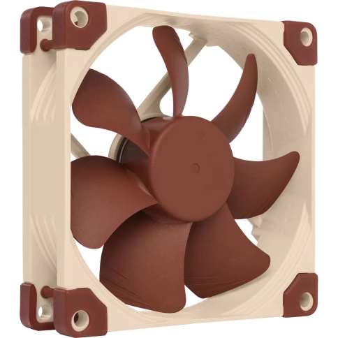 Кулер для корпуса/ Case Cooler Noctua NF-A9 PWM (92x92x25mm, 4-pin PWM, 46.44CFM, 22.8dBA, 2000RPM, Beige/Brown) фото 1