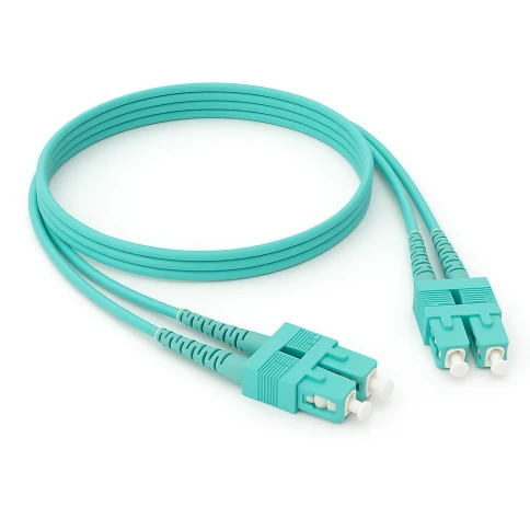 Патч-корд ADVANT ADVOM5-PCD20-SCSC-UU-LL, Duplex, тип волокна: MM 50/125 (OM3). Разъемы: SC/UPC-SC/UPC. Длина: 20, оболочка: LSZH, диаметр кабеля: 3 фото 1
