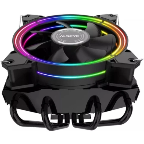 Вентилятор ALSEYE H120T Universal, 125W, 120mm FAN, 800;2000 rpm, 24.1;35.5 dBA, RGB, PWM, RTL{20} (874036) фото 2