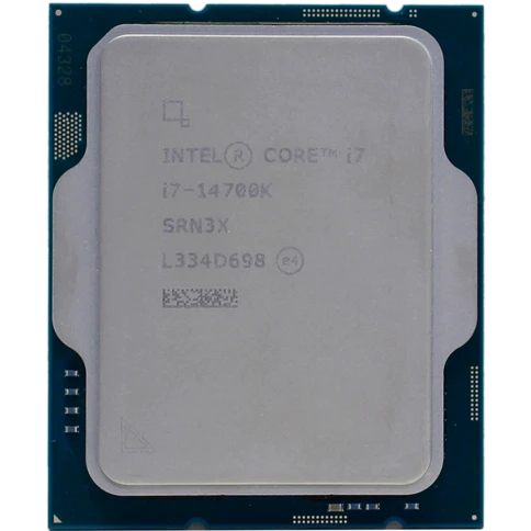 Процессор/ CPU LGA1700 Intel Core i7-14700K (Raptor lake, 20C/28T, 3.4/5.5GHz, 33MB, 253W, UHD Graphics 770) OEM фото 1