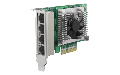 Сетевая карта/ QNAP QXG-2G4T-I225 4-port 2.5 GbE network expansion card, Controller I225-LM,  PCIe Gen2 x4, 3 x Brackets included (Full-height, Low-profile and Specialized for QNAP NAS) фото 5