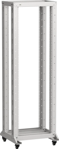 ITK LINEA F Стойка 2-рамная на рол. 33U 600х600мм серая фото 1