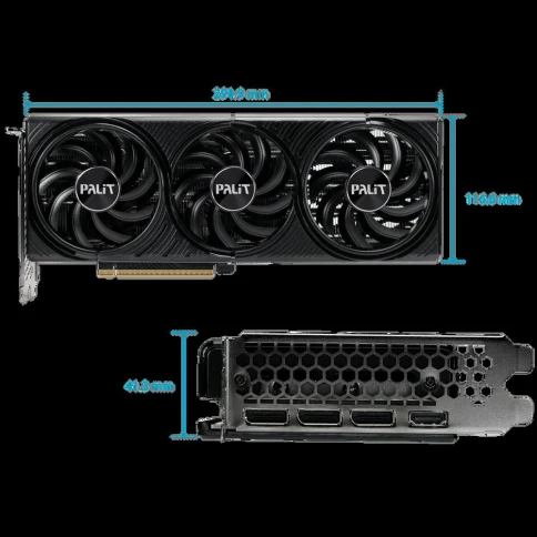Видеокарта Palit PCI-E RTX5070 Infinity 3 NVIDIA GeForce RTX 5070 12Gb 192bit GDDR7 2325/28000 HDMIx1 DPx3 HDCP Ret фото 22