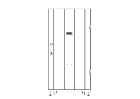 Шкаф Systeme Electric, серия Uniprom, 24U-600/1070, боковые панели 2шт, черный фото 5