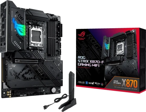 Материнская плата ASUS ROG STRIX X870-F GAMING WIFI SocketAM5 AMD X870 4xDDR5 ATX AC`97 8ch(7.1) 2.5Gg RAID+HDMI+DP [ROG STRIX X870-F GAMING WIFI] фото 7