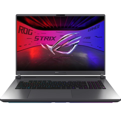 Ноутбук/ ASUS ROG Strix G18 G815LR-S9085 18"(2560x1600 IPS (матовый, 240Hz))/Intel Core Ultra 9 275HX(2.7Ghz)/32768Mb/1024PCISSDGb/noDVD/Ext:NVIDIA GeForce RTX 5070 Ti(12288Mb)/Cam/BT/WiFi/90WHr/war 1y/3.2kg/Eclipse Gray/noOS фото 1