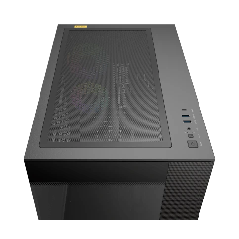 Корпус ПК без блока питания/ Case Ocypus Delta C74 BK ARGB, Midi-Tower, TG, 2x120mm ARGB, 2xUSB-A 3.0 + 1xUSB-C 3.1, ATX, mATX, mITX Black фото 7