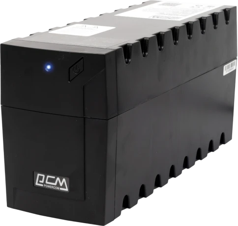 Источник бесперебойного питания/ POWERCOM RPT-600AP SE линейно-интерактивный, 600 ВA, 360 Вт,2 евророзетки с резервным питанием, USB, ШхГхВ 100х278х140мм, 4 кг фото 1
