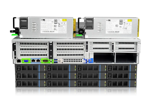 Серверная платформа/ Gooxi SL401-D36RE-G3  4U, 2xLGA4189 ; 32x DDR4; 36x 3.5"(2.5") SATA/SAS , 12Gb/s SAS expander (24+12) ; 2x 2.5" rear SAS/SATA; 2x 2.5" rear NVMe ; 2х M.2 NVMe 2280  ;  2xPCIe 4.0x16;  4xPCIe 4.0 x8 ;  OCP3.0 ; 2x 1 фото 4