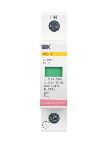KARAT ОПС1-B УЗИП 1P In=30кА Un=400В Im=60кА IEK фото 11