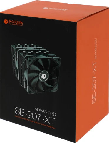 Кулер ID-Cooling SE-207-XT ADVANCED Soc-AM5/AM4/1200/1700/1851 черный 4-pin 15-35dB Al+Cu 280W 1020gr Ret [SE-207-XT ADVANCED] фото 3