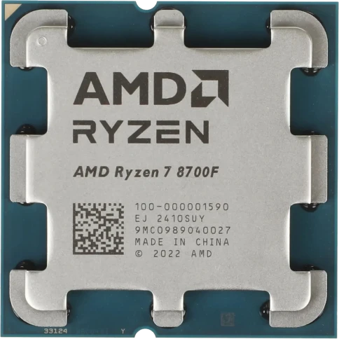 Процессор/ CPU AM5 AMD Ryzen 7 8700F (Phoenix, 8C/16T, 4.1/5.0GHz, 16MB, 65W) OEM фото 1