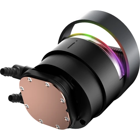 Система жидкостного охлаждения/ Water Cooling System Ocypus Sigma L36 BK ARGB (300W, 360mm, LED, Black, ARGB/ Fans: 3x120mm, 73CFM, 2000RPM/ Pump height 99mm, 27dBA, 3100RPM, Rad thickness 27mm/ S: 1851, 1700, 1200, 115X, AM5, AM4) фото 3