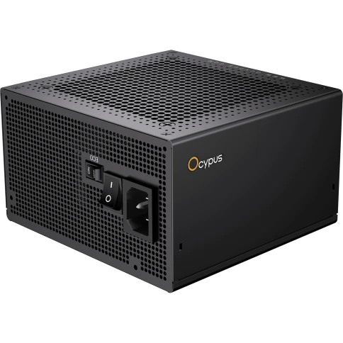 Блок питания ПК/ Power Supply Ocypus Iota P850, Model P850-GF, 850W 80+ Gold (ATX, 3.1, Full modular, 1x24(20+4)pin, 2xCPU 8(4+4)pin, 3xPCIe*2 8(6+2)pin, 1x12V-2x6, 8xSATA3 , Active, 120x120mm, 150x140x86mm, APFC, black) фото 3