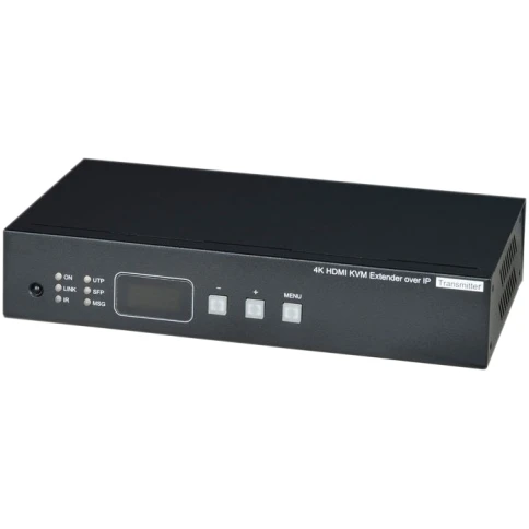 Передатчик/ SC&T HKM02BT-4K Передатчик KVM: HDMI(1.4, до 4K(30Гц), USB, аудио, RS232 и ИК сигналов по Ethernet до 150м (CAT5e/CAT6). фото 1