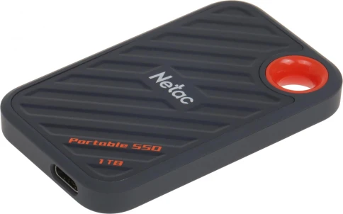 Накопитель SSD Netac USB-C 1000Gb NT01ZX20-001T-32BL ZX20 2.5" синий фото 3