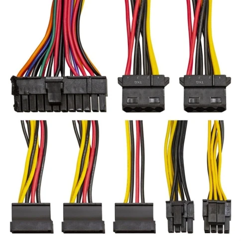 Блок питания 650W ExeGate CP650 (ATX, 8cm fan, 24pin, (4+4)pin, PCI-E, 3xSATA, 2xIDE) фото 3
