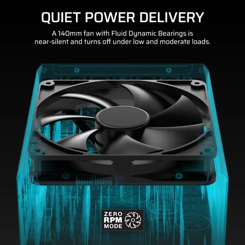 Блоки питания/ Power Supply Corsair HX1500i SHIFT, Model RPS0196, 1500W 80+ Platinum (ATX, 3.1, PCIe 5.1, Full modular, 1x24(20+4)pin, 2x12V-2x6, 2x4+4-pin CPU +12V (EPS), 8x4-pin Molex, 6x6+2-pin PCIe, 12xSATA3, Active, 140x140mm, 150x200x86mm, APFC, Pow фото 6