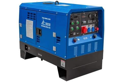 Однопостовой дизельный сварочный генератор TSS DWG-300 (051467) — 300 А, 11.2 кВт, двигатель Koop фото 3