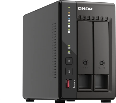 Сетевое хранилище без дисков/ SMB QNAP TS-253E-8G NAS, 2-tray w/o HDD. 2xHDMI-port. 4-core Celeron J6412 2-2.6 GHz, 8GB DDR,  2x2.5Gb LAN, 2 x M.2 2280 PCIe Gen 3 x2, 2x USB 3.2 Gen 2 (10Gbps) Port, 2x USB 2.0 port фото 7