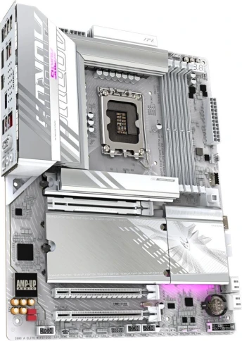 Материнская плата Gigabyte Z890 AORUS ELITE WIFI7 ICE Soc-1851 Intel Z890 4xDDR5 ATX AC`97 8ch(7.1) 2.5Gg RAID+DP фото 2