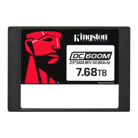 Твердотельный накопитель/ Kingston SSD DC600M, 7680GB, 2.5" 7mm, SATA3, 3D TLC, R/W 560/530MB/s, IOPs 94 000/34 000, TBW 14016, DWPD 1 (12 мес) фото 2