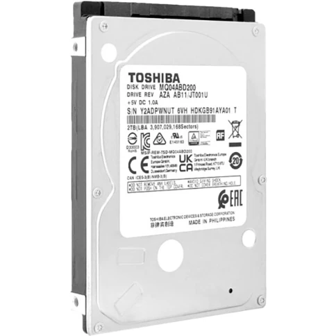 Жесткий диск/ HDD Toshiba SATA 2TB 2.5" 6.0 Gbit/s 5400 rpm 128Mb 1 year warranty (replacement ST2000LM015, ST2000LM007, WD20SPZX) фото 4