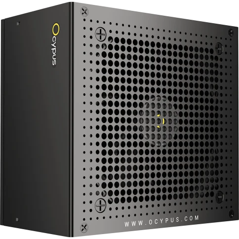 Блок питания ПК/ Power Supply Ocypus Iota P1000, Model P1000-GF, 1000W 80+ Gold (ATX, 3.1, Full modular, 1x24(20+4)pin, 2xCPU 8(4+4)pin, 3xPCIe*2 8(6+2)pin, 1x12V-2x6, 8xSATA3 , Active, 120x120mm, 150x140x86mm, APFC, black) фото 1