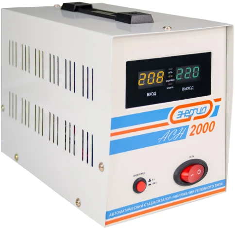 Стабилизатор  АСН- 2000  ЭНЕРГИЯ с цифр. дисплеем/ Stabilizer ASN-2000 ENERGY with numbers. display фото 6