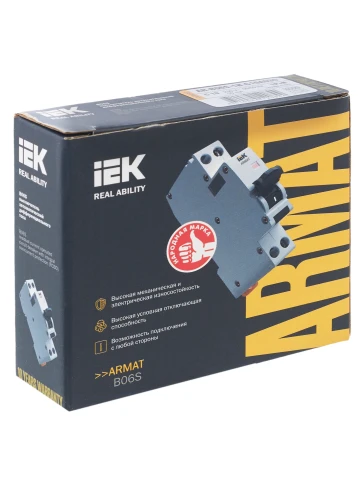 ARMAT АВДТ B06S 1P+NP C10 30мА тип A (18мм) IEK фото 8