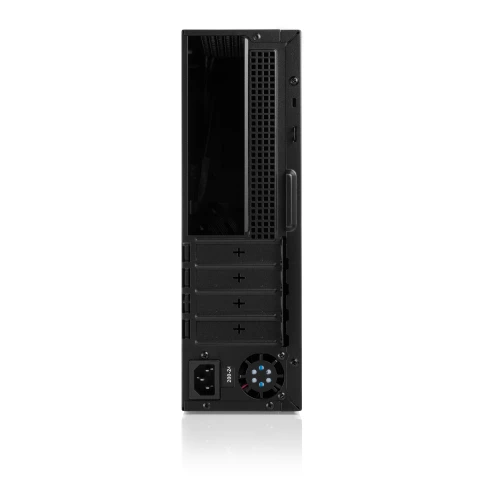 Корпус с блоком питания 400Вт./ Case Foxline mATX Desktop 400W FL-461 mATX case, black, w/PSU FLEX 400W, w/1xUSB3.0+1xType-C (USB2.0) фото 4
